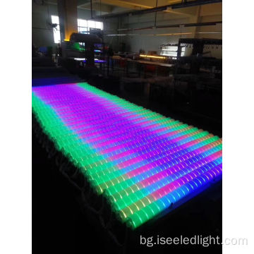 Полупрозрачна RGB 5050 48LED тръба